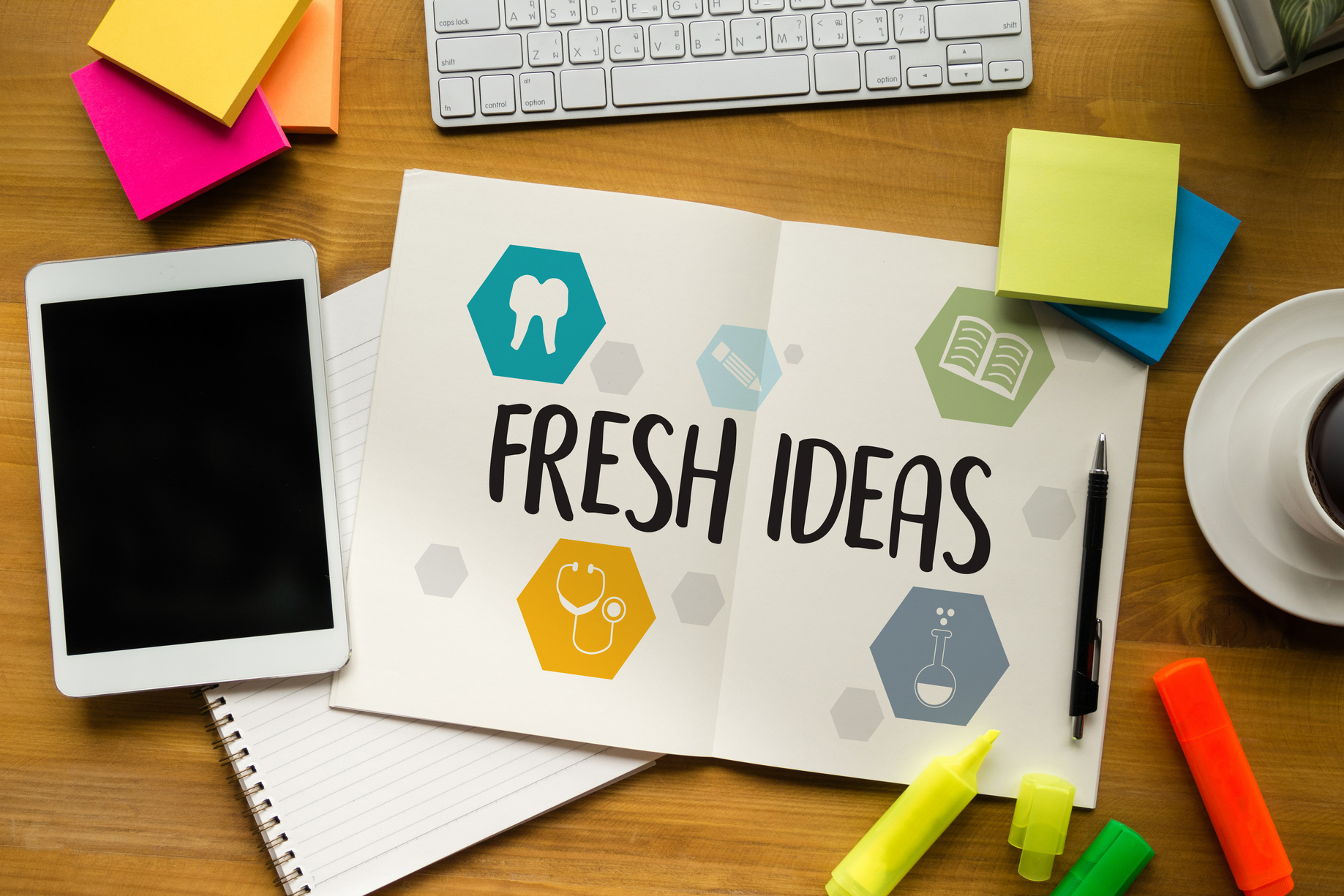 FRESH IDEAS Ideas Design Innovation think Objective Strategy , NEW FRESH , Innovative Business innovation concept